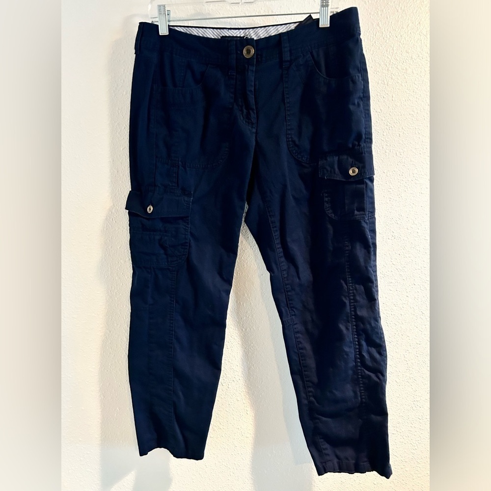 Tommy Hilfiger Navy Cargo Pants Size 6